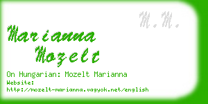 marianna mozelt business card